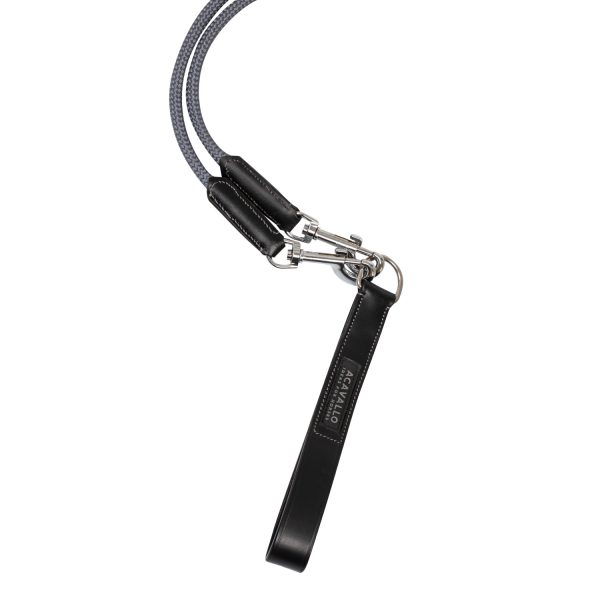 SOFT LEATHER DRAW REINS W/ROUND NYLON ROPE - immagine 4