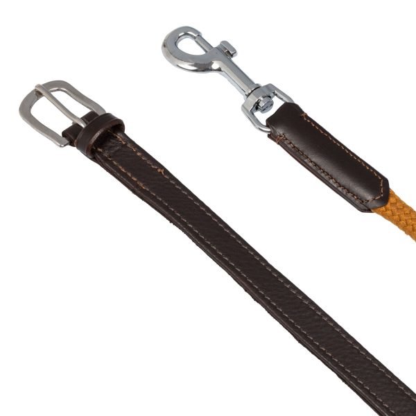 SOFT LEATHER DRAW REINS W/ROUND NYLON ROPE - immagine 7