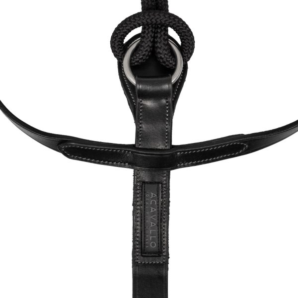 ITALIAN LEATHER AND ROUND NYLON THIEDEMANN REINS - immagine 3