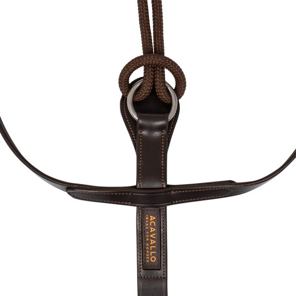 ITALIAN LEATHER AND ROUND NYLON THIEDEMANN REINS - immagine 10