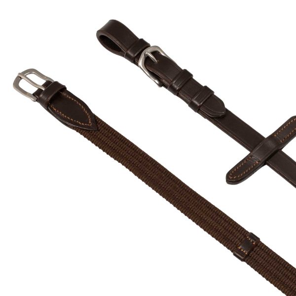 ITALIAN LEATHER AND ROUND NYLON THIEDEMANN REINS - immagine 13