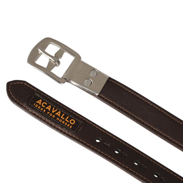 CALFSKIN STIRRUP LEATHERS W/INCAPSULATED SHAPED BUCKLE - immagine 7