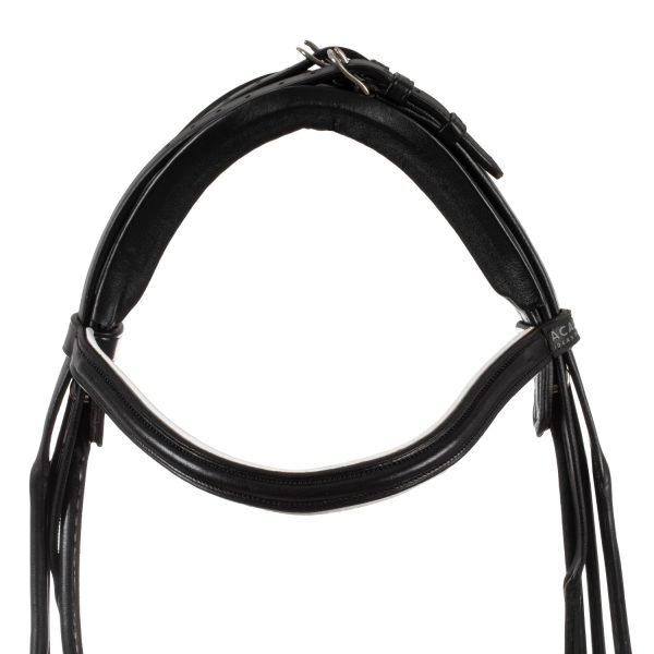 PARNASO ROLLED LEATHER DOUBLE REINS BRIDLE - immagine 4