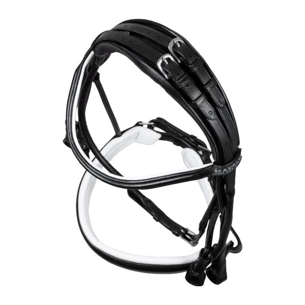 PARNASO ROLLED LEATHER DOUBLE REINS BRIDLE - immagine 9