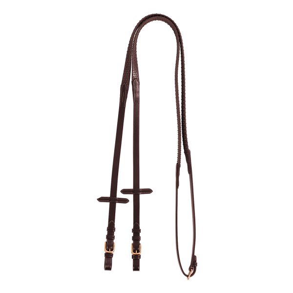 REDINI EQUESTRO GOMMA 1.9 CM MODELLO KRIS ROSE GOLD FITTINGS - immagine 7