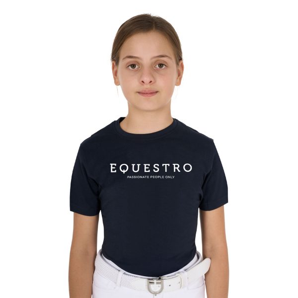 T-SHIRT COTONE EQUESTRO M/C BIMBO - immagine 2