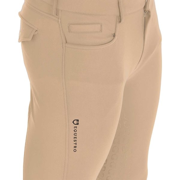 PANTALONI EQUESTRO UOMO MODELLO ARIA FULL GRIP - immagine 6