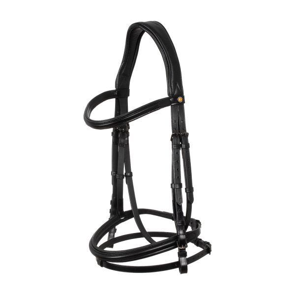 ANATOMIC LEATHER BRIDLE BLACK FITTING - immagine 2