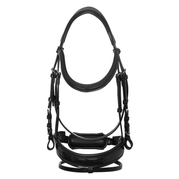 SHINY ANATOMIC LEATHER BRIDLE - immagine 3