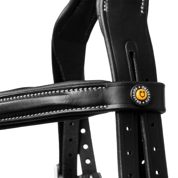 FANCY STICHED ANATOMIC LEATHER BRIDLE - immagine 6