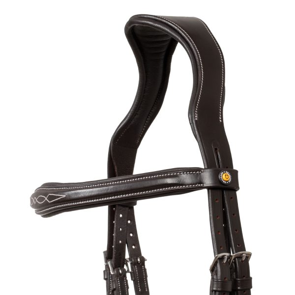 FANCY STICHED ANATOMIC LEATHER BRIDLE - immagine 12