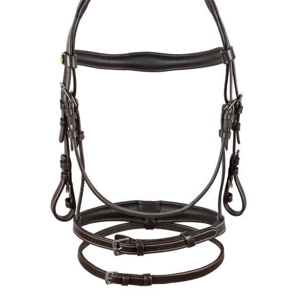 FANCY STICHED ANATOMIC LEATHER BRIDLE - immagine 15