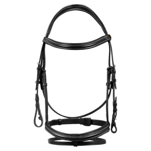 RAISED AND PADDED ANATOMIC LEATHER BRIDLE - immagine 3