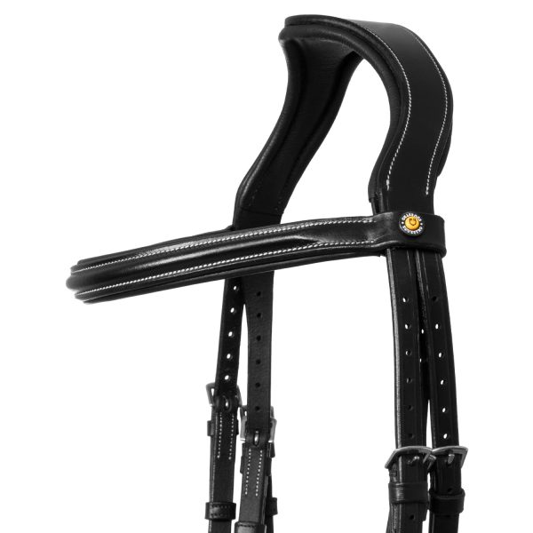 RAISED AND PADDED ANATOMIC LEATHER BRIDLE - immagine 5