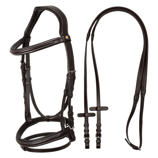 RAISED AND PADDED ANATOMIC LEATHER BRIDLE - immagine 9