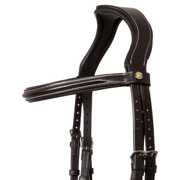 RAISED AND PADDED ANATOMIC LEATHER BRIDLE - immagine 12