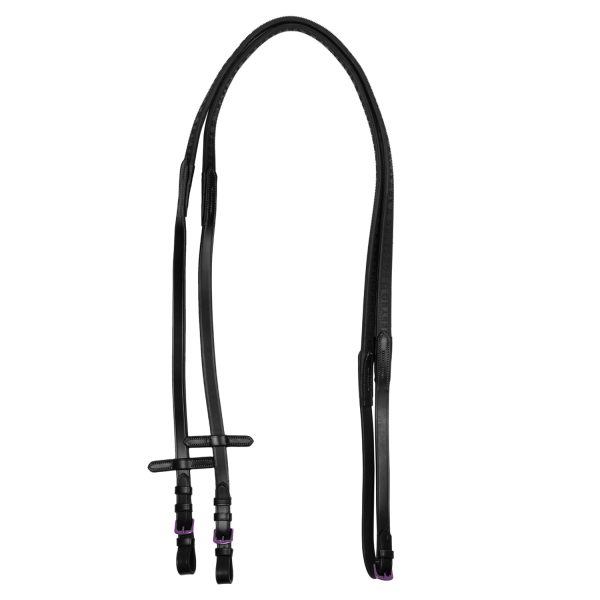 LETTERING GRIP RUBBER REINS VIOLET FITTING - immagine 2