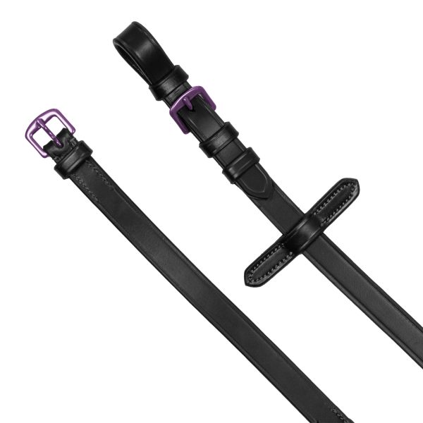 LETTERING GRIP RUBBER REINS VIOLET FITTING - immagine 3