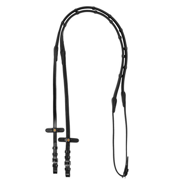 EVENTA RUBBER REINS WITH STOPPER