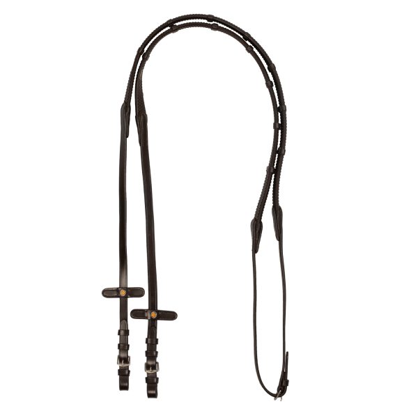 EVENTA RUBBER REINS WITH STOPPER - immagine 8