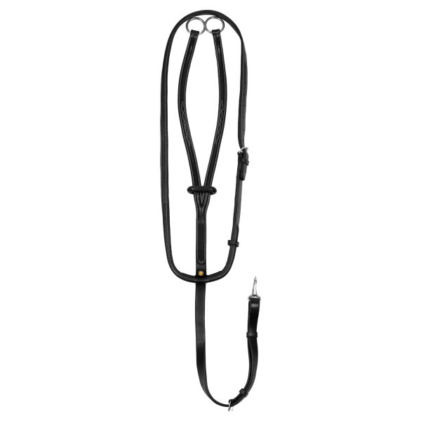 COLLIER MARTINGALE WITH CONTRAST STITCHING - immagine 2