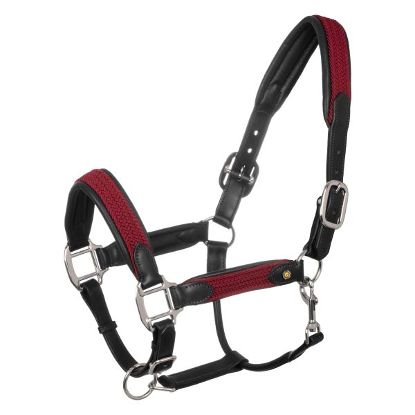 LEATHER HALTER WITH BRAIDED NYLON INSERTS - immagine 12