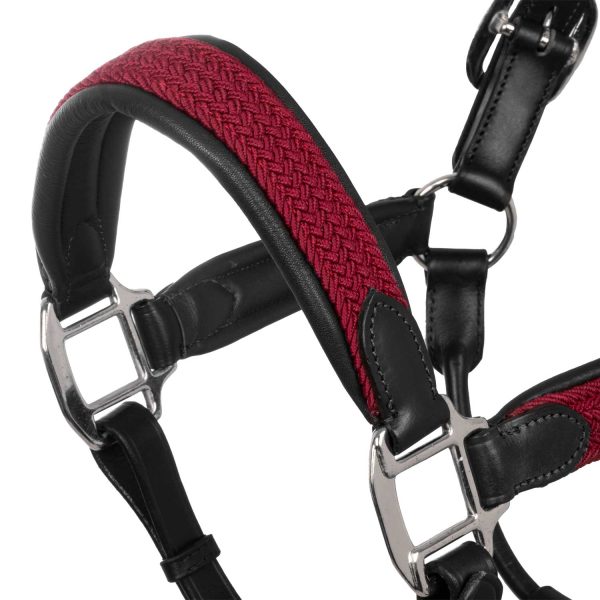 LEATHER HALTER WITH BRAIDED NYLON INSERTS - immagine 14