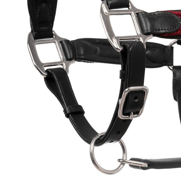 LEATHER HALTER WITH BRAIDED NYLON INSERTS - immagine 15