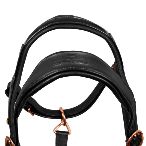 ANATOMIC LEATHER HALTER WITH ROSEGOLD FITTING - immagine 7