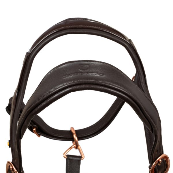 ANATOMIC LEATHER HALTER WITH ROSEGOLD FITTING - immagine 13