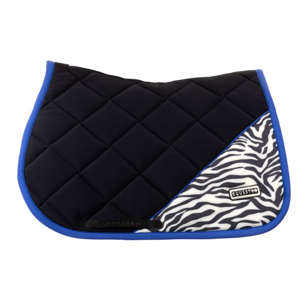 CORNER ZEBRA JUMPING SADDLE PAD - immagine 3