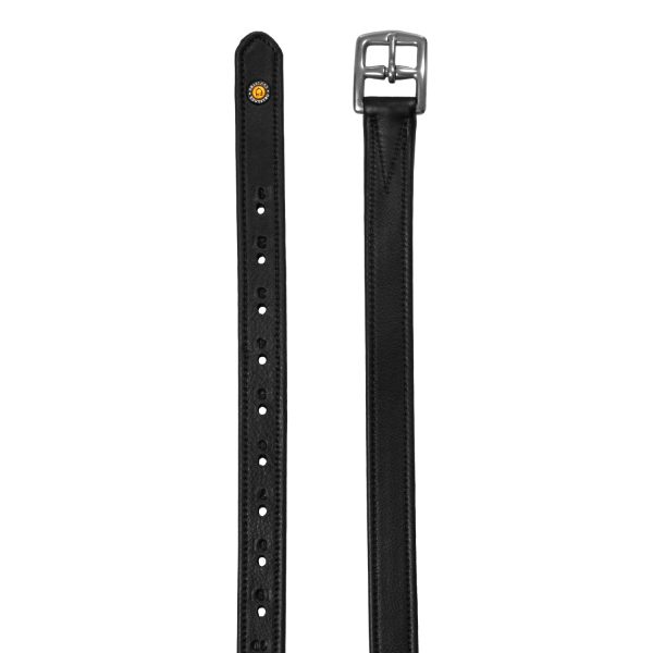 DOUBLE STIRRUP LEATHER WITH CURVED BUCKLE - immagine 4