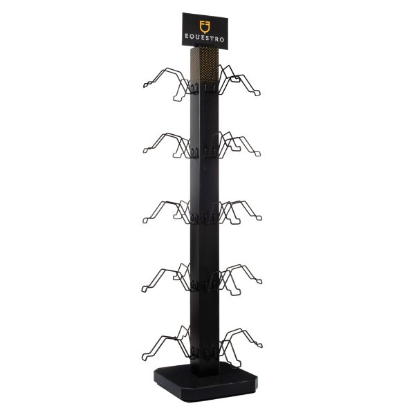 HELMET DISPLAY RACK STEEL WITH POWDER COATED 20PCS HOLDERS (2pz) - immagine 4