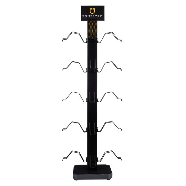 HELMET DISPLAY RACK STEEL WITH POWDER COATED 20PCS HOLDERS (2pz)