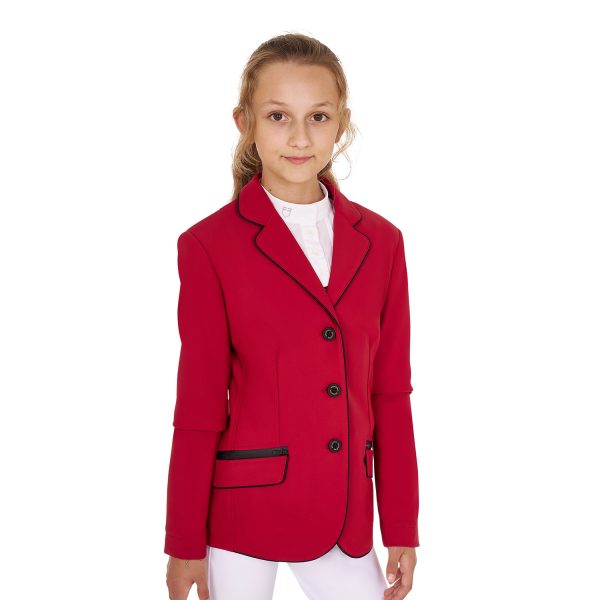 GIRL'S TECHNICAL COMPETITION RIDING JACKET TECNO STRETCH - immagine 6