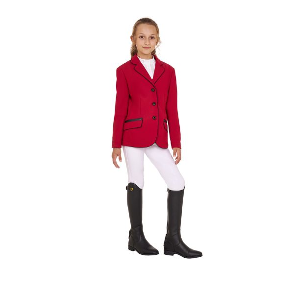 GIRL'S TECHNICAL COMPETITION RIDING JACKET TECNO STRETCH - immagine 7