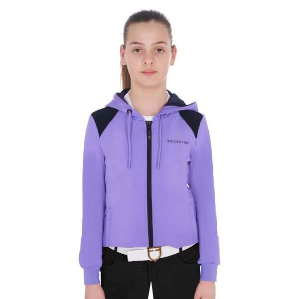 GIRLS' SCUBA CROPPED HOODIE