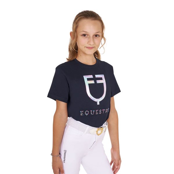 GIRL'S MULTICOLOR LOGO COTTON T-SHIRT - immagine 5