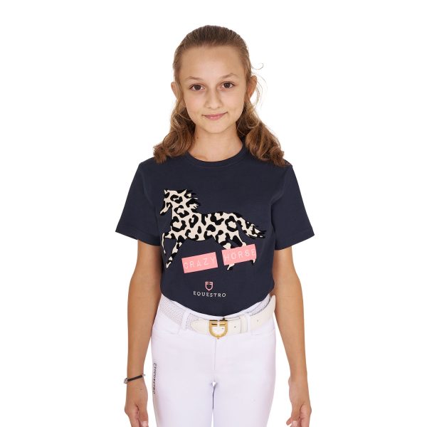 GIRL'S CRAZY HORSE COTTON T-SHIRT - immagine 2