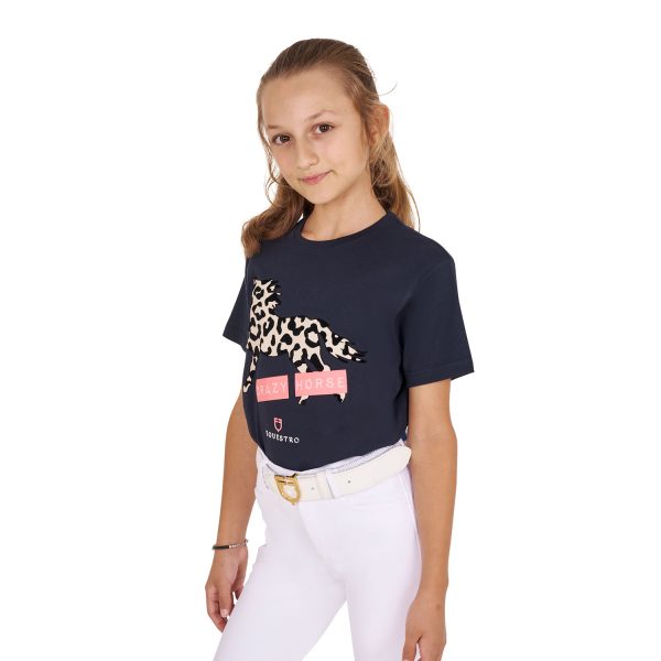 GIRL'S CRAZY HORSE COTTON T-SHIRT - immagine 5