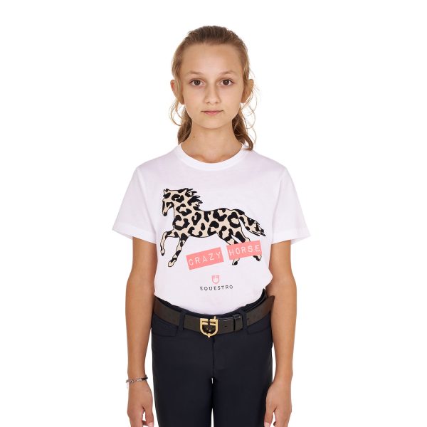 GIRL'S CRAZY HORSE COTTON T-SHIRT - immagine 7