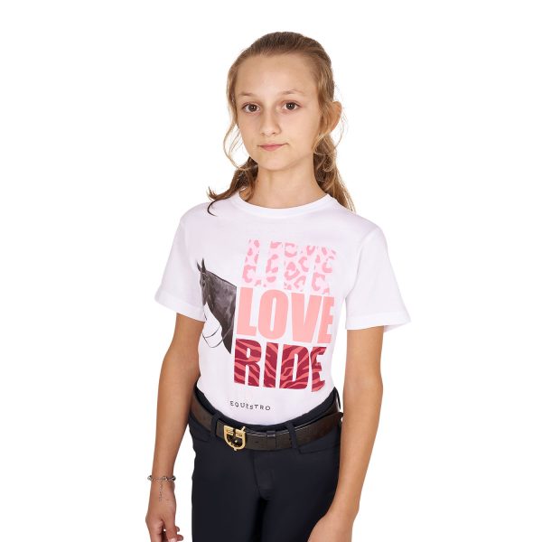 GIRL'S LIVE LOVE RIDE COTTON T-SHIRT - immagine 5