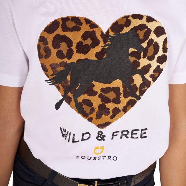 GIRL'S WILD & FREE COTTON T-SHIRT - immagine 4