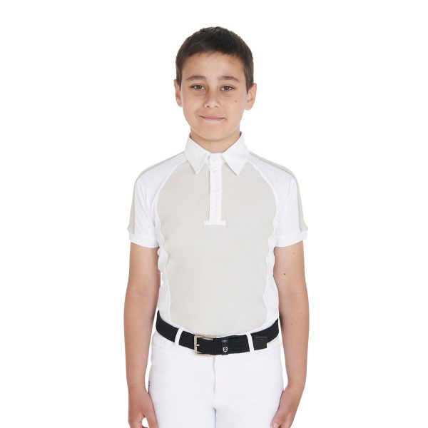 BOY POLO SHIRT SS BUTTONS 1/2 MESH - immagine 10