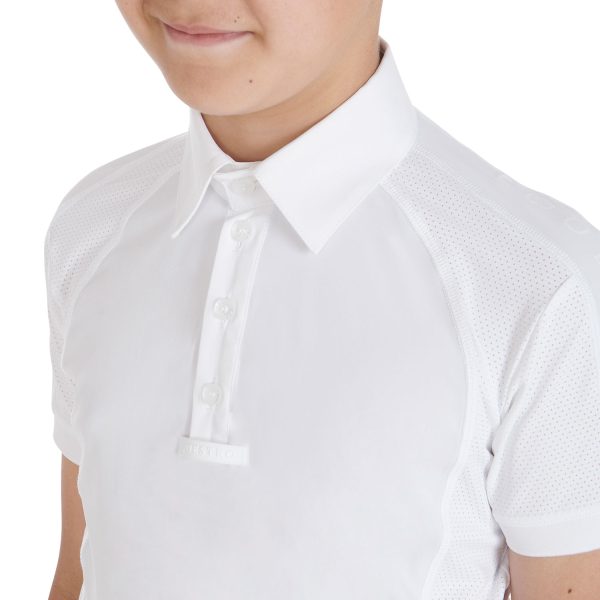 BOY POLO SHIRT SS BUTTONS 1/2 MESH - immagine 4