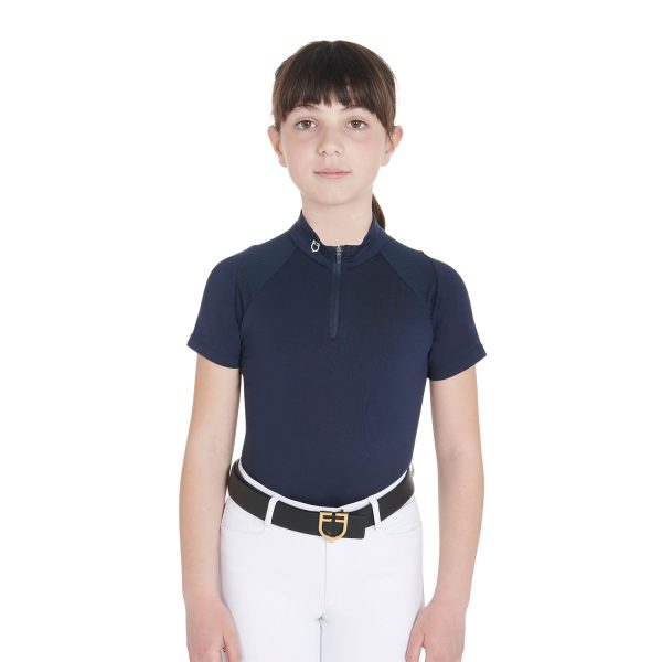 JUNIOR TECHNICAL TRAINING POLO SS ZIP