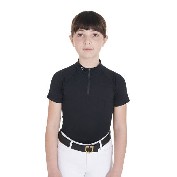 JUNIOR TECHNICAL TRAINING POLO SS ZIP - immagine 2