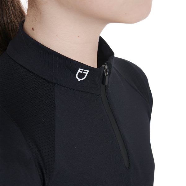 JUNIOR TECHNICAL TRAINING POLO SS ZIP - immagine 4