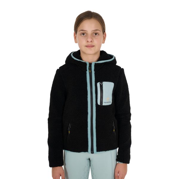 JUNIOR TEDDY FULL ZIP JACKET WITH HOOD