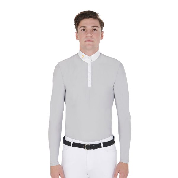 POLO UOMO EQUESTRO MANICA LUNGA MODELLO WARM+ - immagine 2